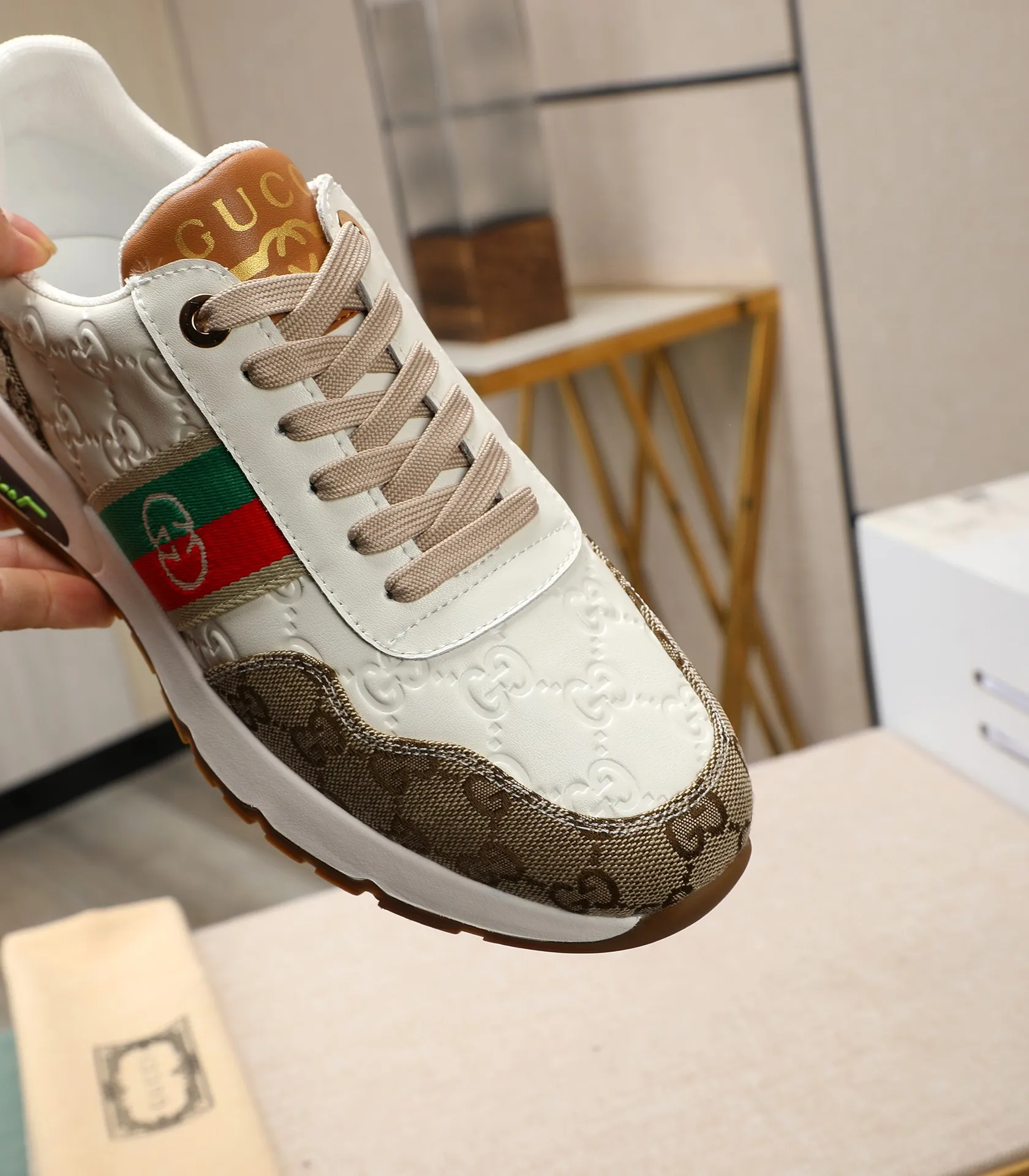 Men's men's shoes💰460 GUCCI🔍🔍2023 latest model On sale at the same time at the counter, original calfskin imported from Italy, genuine leather lining, (high-end, luxury, and class) exquisite workmanship, soles: original soles specially provided by the original factory, ⚠Exclusive double-layer movable molded soles are super comfortable⚠, real photos🎬The real ones are better🔍🔍"High quality·Follow the order" code number 38-44